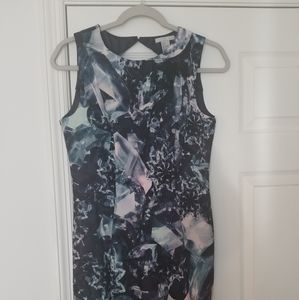 Abstract sheath dress